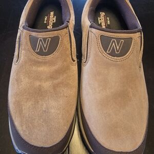 New Balance 756 v2 Country Walking Brown Suede Slip-On Shoes Men's Size 12